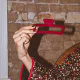Ruby XL Velvet Claw Clip