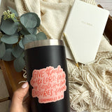 Give thanks to the Lord | Christian gift | Bible verse decal
