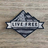 Live Free Sticker