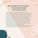 Bible Memory Verse Challenge Word Searches Large Print