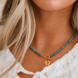 Natural Stone Beaded Savior Necklace