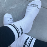 Mother. Throwback Half Crew Striped Socks