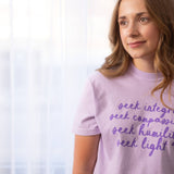 Seek Light Unisex Lilac Tee