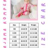 Pink Cross Ruffle Romper