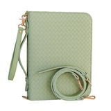 Bible Cover, Weave Bible Case, Crossbody SAGE