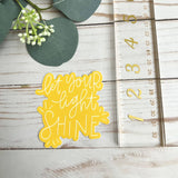Let your light shine sticker | Christian gifts | Faith decal