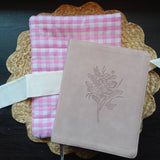 Gingham Grace Bible Sleeve - Handmade Bible Cover