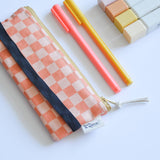 Elastic Adjustable Pen Pouch - Peach