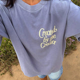 Created by the Creator Plum Unisex Tee
