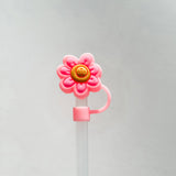 Straw Cover "Happy Flower"