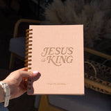 Jesus is King Prayer Journal - Blush Linen