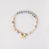 Romans 8:28 Bible Verse Beaded Word Bracelet