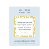 Scripture Mirror Cling, Take Heart