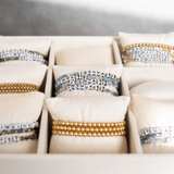 Joshua 1:9 Bible Verse Beaded Word Bracelet