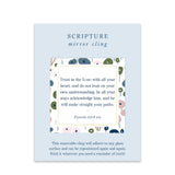 Scripture Mirror Cling, Trust in the Lord