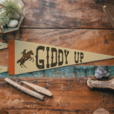 Giddy Up Felt Pennant